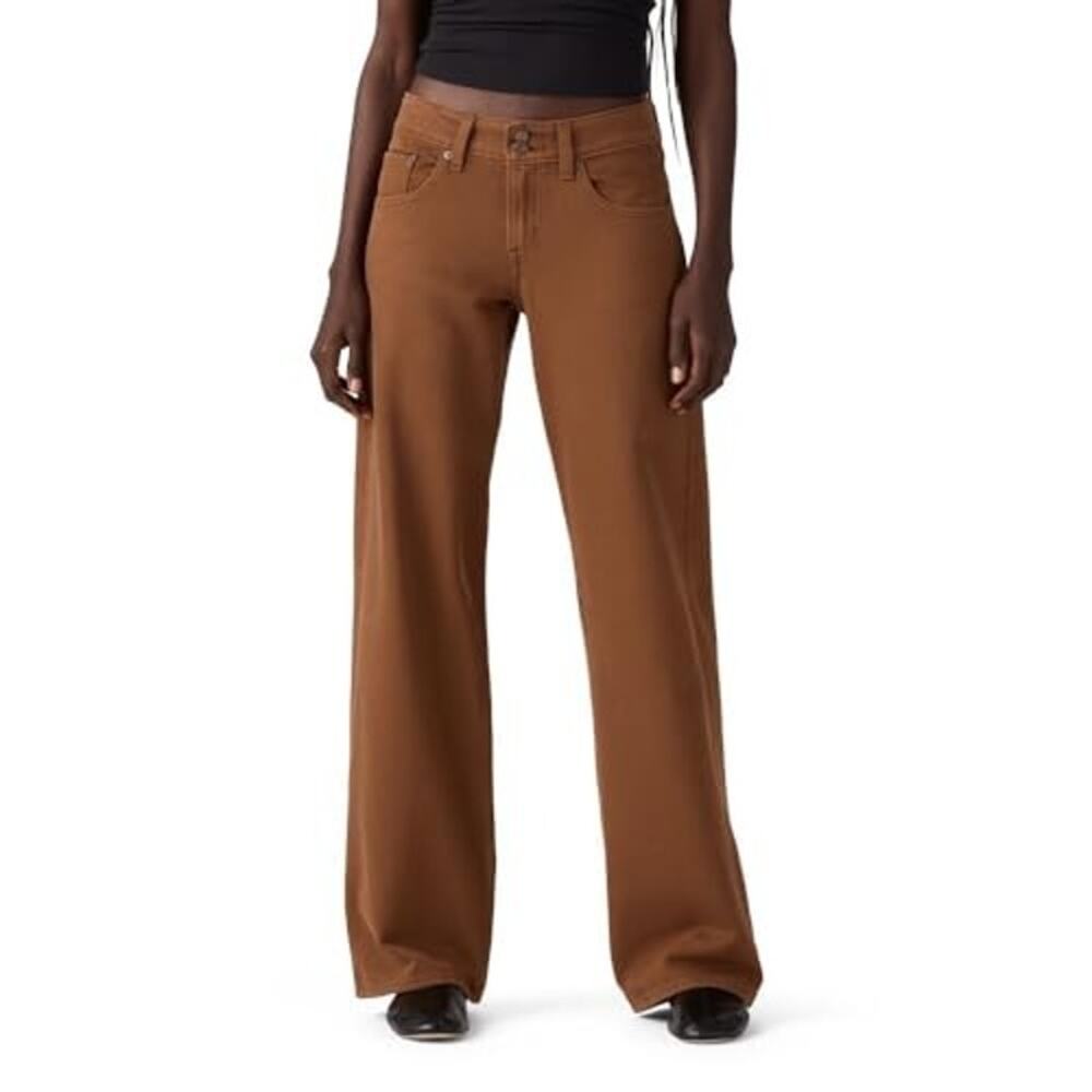 Levi's Relaxed-Fit Superlow Twill Non-Stretch Jeans Washed Bison 30